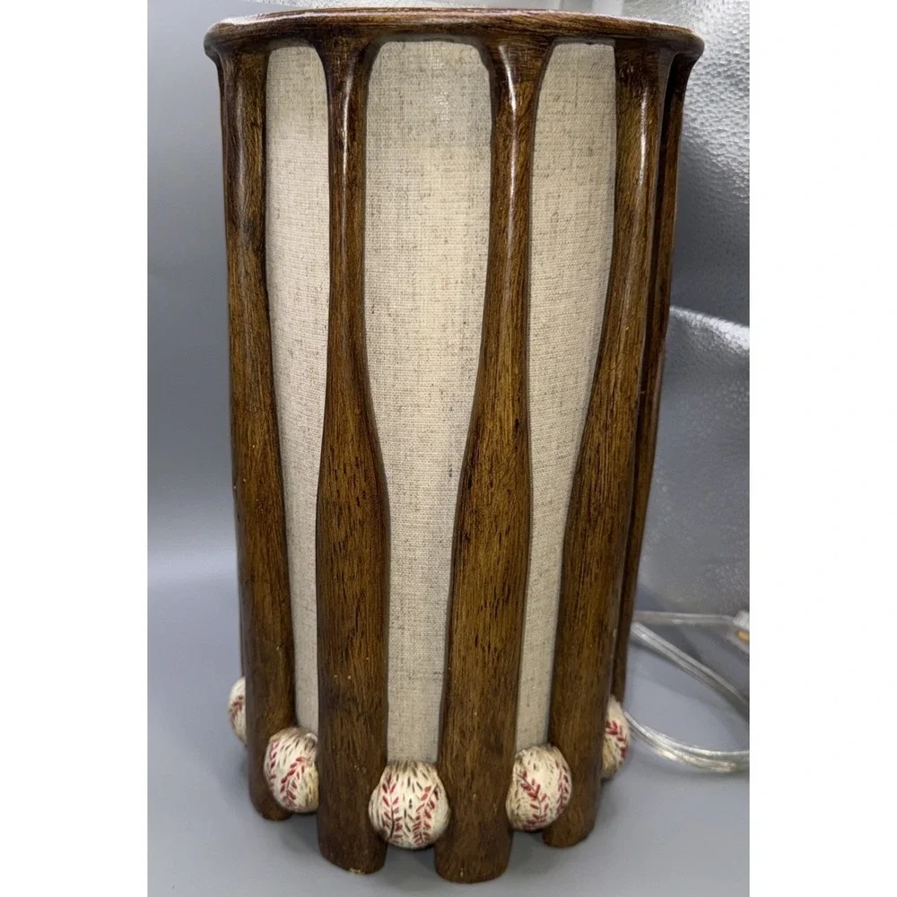 At Home Baseball Bat Table Lamp - Picture 3 of 8